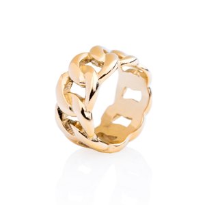 franco bene Chain prsten - zlatý Velikost prstenu: 6 (52 mm)