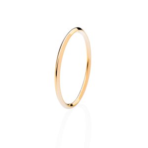 franco bene Jednoduchý prsten - zlatý Velikost prstenu: 5 (48 mm)