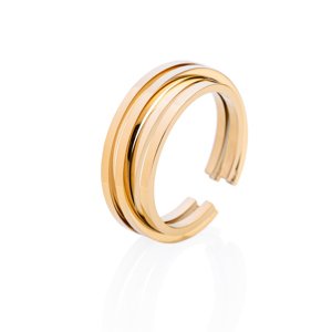 franco bene Multi prsten - zlatý Velikost prstenu: 6 (52 mm)