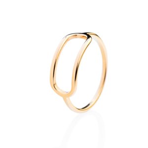 franco bene Golden Eye prsten (úzký) - zlatý Velikost prstenu: 6 (52 mm)