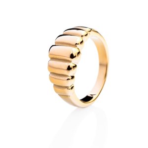 franco bene Queen prsten - zlatý Velikost prstenu: 6 (52 mm)
