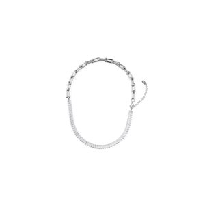 franco bene Crystal náhrdelník - stříbrný