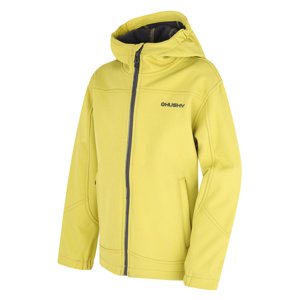 Husky Dětská softshell bunda Simbo K lime green Velikost: 112 dětská bunda