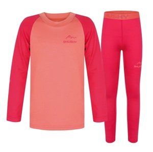 Husky Dětské termoprádlo Active winter Tombo light orange/pink Velikost: 122 spodní prádlo