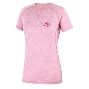 Husky Merino termoprádlo Mersa L faded pink Velikost: XS dámské tričko s krátkým rukávem