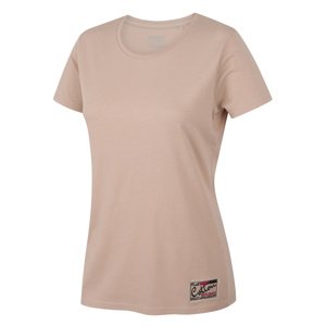 Husky Dámské bavlněné triko Tee Base L beige Velikost: XS dámské tričko s krátkým rukávem