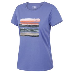 Husky Dámské bavlněné triko Tee Vane L light blue Velikost: XXL dámské tričko s krátkým rukávem