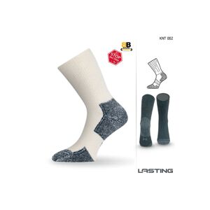 Lasting KNT 002 bílá funkční ponožky Velikost: (38-41) M ponožky