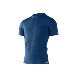 Lasting pánské merino triko QUIDO modré Velikost: L pánské triko