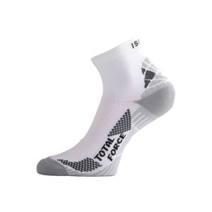 Lasting RTF 008 bílé běžecké ponožky Velikost: (46-49) XL ponožky