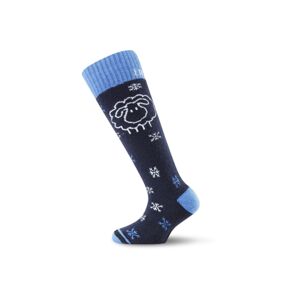 Lasting SJW 905 černá dětské ponožky Velikost: (38-41) M ponožky
