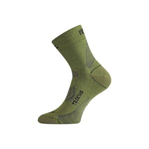 Lasting TNW 698 zelená merino ponožka Velikost: (42-45) L ponožky