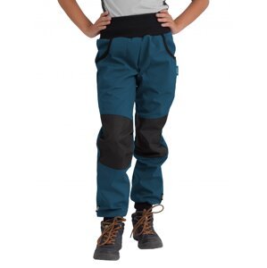 Unuo, Dětské softshellové kalhoty s fleecem Street Strong, Kobaltová Velikost: 98/104