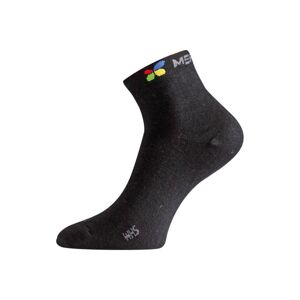 Lasting WHS 988 černé ponožky z merino vlny Velikost: (46-49) XL ponožky