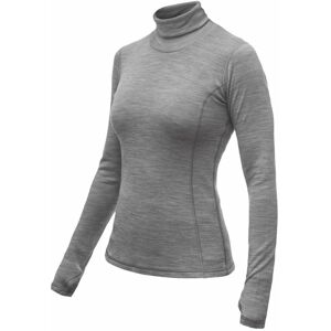 SENSOR MERINO BOLD dámské triko dl.rukáv roll neck cool gray Velikost: S