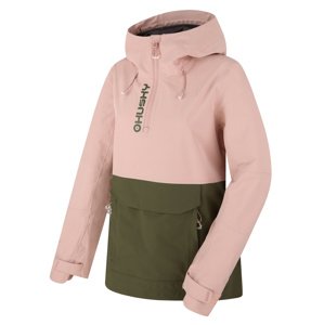 Husky Dámská outdoor bunda Nabbi L lt. pink/khaki Velikost: L dámská bunda