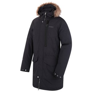 Husky Pánský zimní kabát Nelidas M black Velikost: M pánský kabát