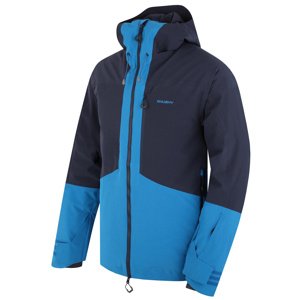 Husky Pánská lyžařská bunda Gomez M black blue/blue Velikost: S pánská bunda