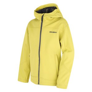 Husky Dětská softshell bunda Simbo K lime green Velikost: 152 dětská bunda