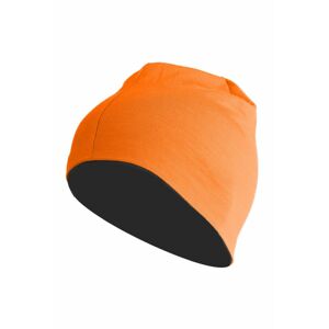 Lasting merino čepice BONY oranžovo černá Velikost: L/XL