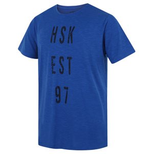 Husky Pánské funkční triko Tingl M blue Velikost: XL pánské tričko s krátkým rukávem