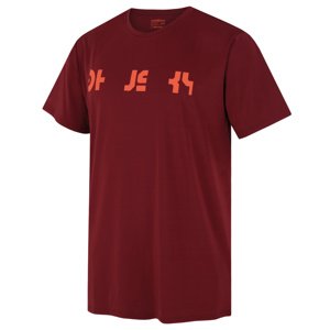 Husky Pánské funkční triko Thaw M bordo Velikost: L pánské tričko s krátkým rukávem