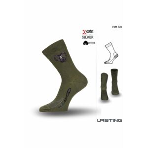 Lasting Letní ponožka CXM 620 zelená Velikost: (38-41) M ponožky