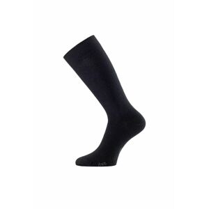 Lasting DWA 900 černé vlněné ponožky Velikost: (38-41) M ponožky