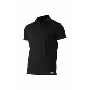 Lasting ELIOT 9090 černá vlněné merino polo košile Velikost: XL 8595067849607