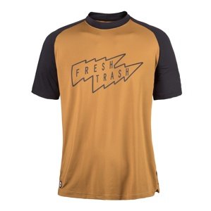 Fresh Trash Men´s Horizon Short Sleeve tee golden/black Velikost: L pánské triko