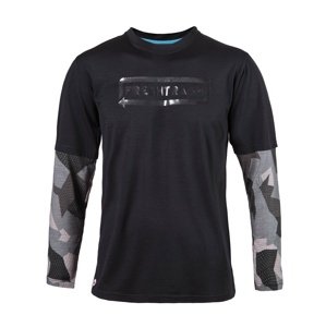 Fresh Trash Men´s Escape Merino Long Sleeve tee black/camo Velikost: L pánské triko