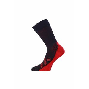 Lasting merino ponožky FWJ černé Velikost: (38-41) M