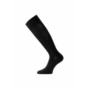 Lasting merino lyžařské podkolenky FWK černé Velikost: (42-45) L ponožky