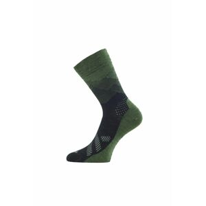 Lasting merino ponožky FWO 696 zelené Velikost: (38-41) M ponožky