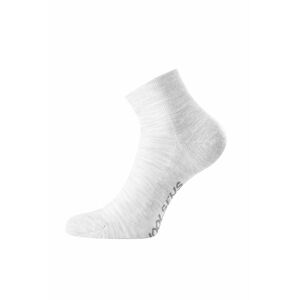 Lasting merino ponožky FWP bílé Velikost: (42-45) L unisex ponožky