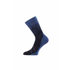 Lasting merino ponožky FWR modré Velikost: (34-37) S
