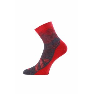 Lasting merino ponožky FWS červené Velikost: (46-49) XL