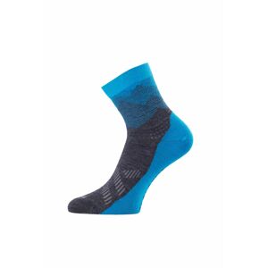 Lasting merino ponožky FWS modré Velikost: (34-37) S