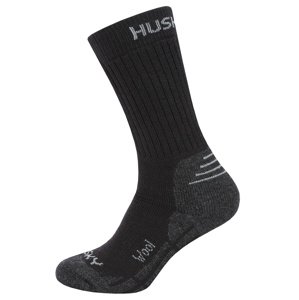 Husky Dětské ponožky All Wool černá Velikost: 33-35 ponožky