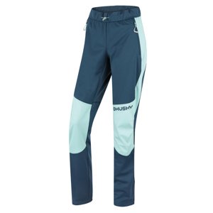 Husky Dámské softshellové kalhoty Kala L mint/turquoise Velikost: XS dámské kalhoty