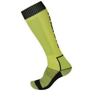 Husky Ponožky Snow Wool zelená/černá Velikost: L (41-44)