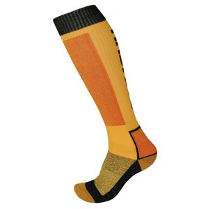 Husky Ponožky Snow Wool žlutá/černá Velikost: L (41-44)