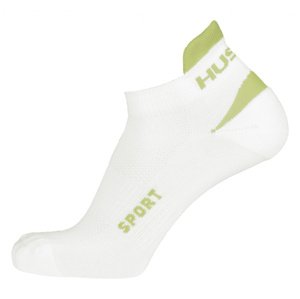 Husky Ponožky   Sport bílá/sv. zelená Velikost: M (36-40) ponožky