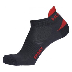 Husky Ponožky   Sport antracit/červená Velikost: XL (45-48) ponožky