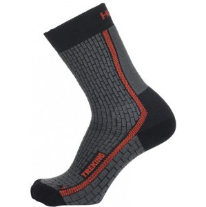 Husky Ponožky  Treking antracit/červená Velikost: L (41-44) ponožky