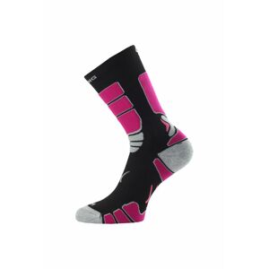 Lasting ILR 904 černá Středně dlouhá inlinová ponožka Velikost: (42-45) L ponožky