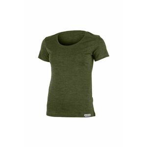 Lasting dámské merino triko IRENA zelené Velikost: L dámské triko