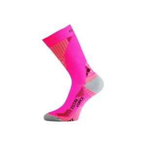 Lasting ITF 408 růžové Středně dlouhá inlinová ponožka Velikost: (38-41) M ponožky