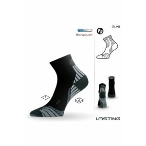Lasting ITL 908 černá terkingová ponožka Velikost: (46-49) XL ponožky