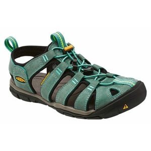 Keen CLEARWATER CNX LEATHER WOMEN mineral blue/yellow Velikost: 37 dámské sandály